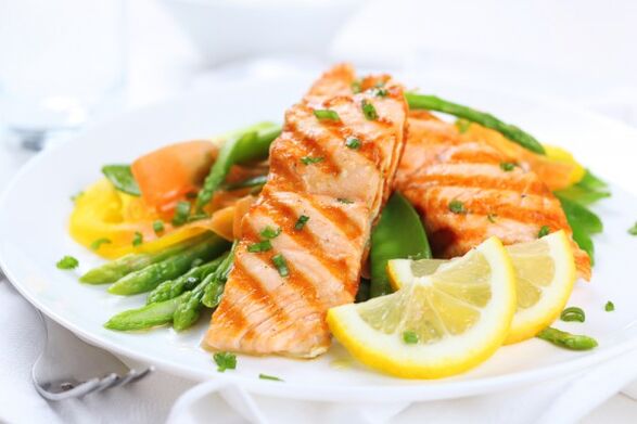Pescado al horno - plato nutricional